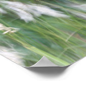Blurred Motion Grass Natur Abstrakt Poster (Ecke)