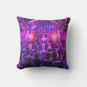 Blurred of club party in pastel color style on sof kissen