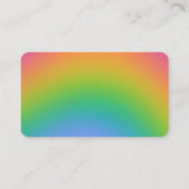 Blurred Rainbow Visitenkarte (Rückseite)