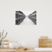 Blurry Planks Poster (Küche)