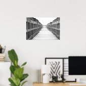 Blurry Planks Poster (Heimbüro)