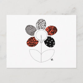 BlurryFlower Postcard Postkarte