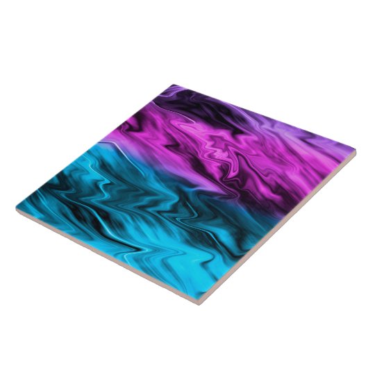 Blurter Hintergrund modische Farbe und Blau Fliese (Seite)