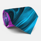 Blurter Hintergrund modische Farbe und Blau Krawatte (Gerollt)