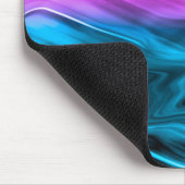 Blurter Hintergrund modische Farbe und Blau Mousepad (Ecke)