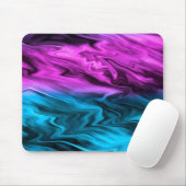 Blurter Hintergrund modische Farbe und Blau Mousepad (Mit Mouse)