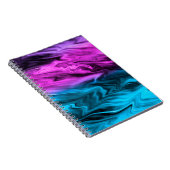 Blurter Hintergrund modische Farbe und Blau Notizblock (Rechte Seite)