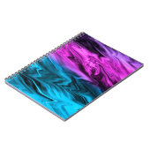Blurter Hintergrund modische Farbe und Blau Notizblock (Linke Seite)