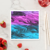 Blurter Hintergrund modische Farbe und Blau Serviette (Beispiel)