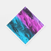 Blurter Hintergrund modische Farbe und Blau Serviette (Ecke)