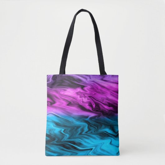 Blurter Hintergrund modische Farbe und Blau Tasche (Vorderseite)