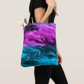 Blurter Hintergrund modische Farbe und Blau Tasche (Von Nahem)