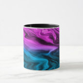 Blurter Hintergrund modische Farbe und Blau Tasse (Zentrum)