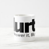 Blurtit Weiß-Tasse Kaffeetasse (Mittel)