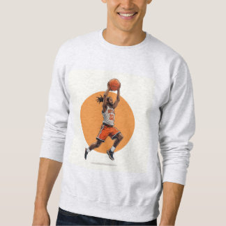 blusa branca masculina basketball sweatshirt