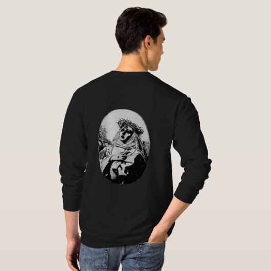 blusa d frio com estampa goth T-Shirt (Schwarz voll)