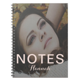 Blush Add Name Notes Foto Notebook Notizblock