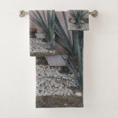 Blush Agave Mexico #1 #wall #art Badhandtuch Set (Insitu)