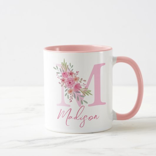 BLUSH ALPHABETS NAME LETTER TASSE (Rechts)