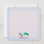 Blush and Blue Flip Flops Beach Hochzeit Einladung (Rückseite)