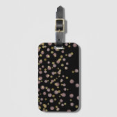 Blush and Gold Overlay Gepäckanhänger (Vorderseite Vertikal)