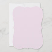 Blush and Grey Romantic Wedding Einladung (Rückseite)