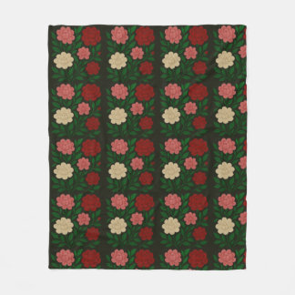 Blush and hot pink blanket fleecedecke