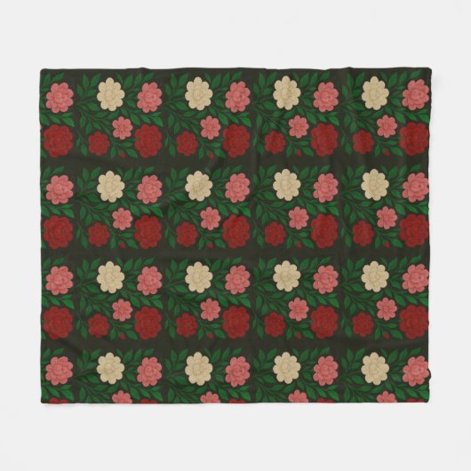 Blush and hot pink blanket fleecedecke (Vorderseite (Horizontal))