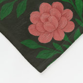 Blush and hot pink blanket fleecedecke (Ecke)