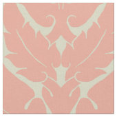 Blush and Ivory Simple Renaissance Damask Stoff (Nahaufnahme)
