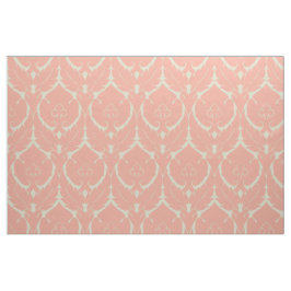 Blush and Ivory Simple Renaissance Damask Stoff