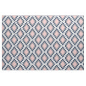 Blush and Navy Diamond Ikat Muster Stoff (Fat Quarter (45,7 x 55,9 cm))