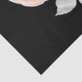 Blush and Navy Floral Ephemera Serie Design 6 Seidenpapier (Ausschnitt)