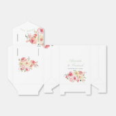 Blush and Sage Green Floral Wedding Vielen Dank Geschenkschachtel (Ungefaltet)