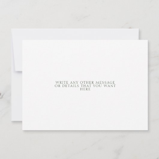 Blush Apple Blossom Save the Date (Rückseite)