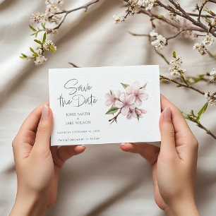 Blush Apple Blossom Save the Date