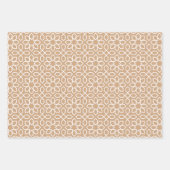Blush Arabic Geometric Pattern Geschenkpapier Set (Vorderseite 2)