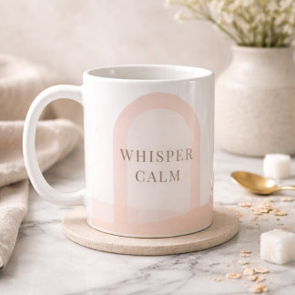 Blush Arch Whisper Classic Mug, 11 oz Kaffeetasse