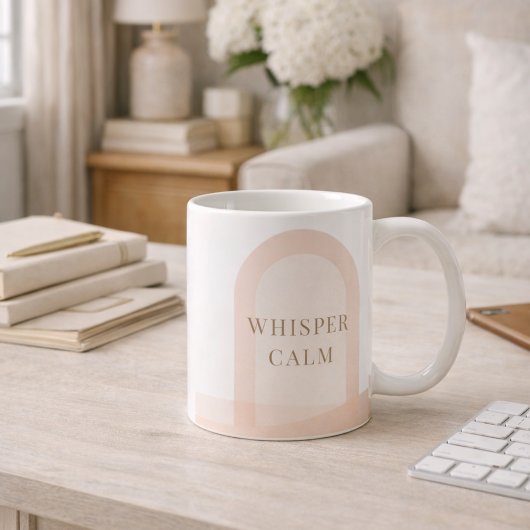 Blush Arch Whisper Classic Mug, 11 oz Kaffeetasse