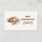 Blush Artisan Bread Bakery Business Visitenkarte (Vorderseite)
