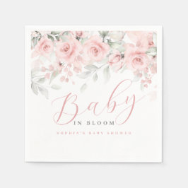 Blush Baby in Bloom Baby Dusche Serviette