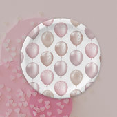 Blush Balloons Geburtstag Pappteller