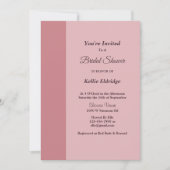 Blush Bar Minimalistisch Modern Einladung (Vorderseite)