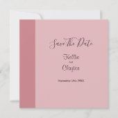 Blush Bar Save The Date Invitation (Vorderseite)