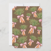 Blush Barn Horse Birthday Invitation with Girl Einladung (Rückseite)