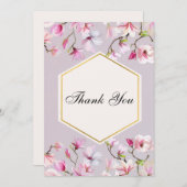 Blush & Bashfull Vielen Dank Dankeskarte (Vorne/Hinten)