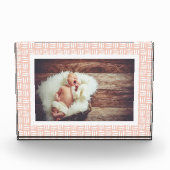 Blush Basketweave Fotoblock (Vorderseite)