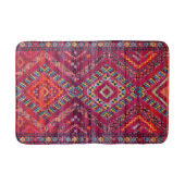 Blush Bazaar: Rosa marokkanisches Erbe Elegante Badematte (Vorderseite)