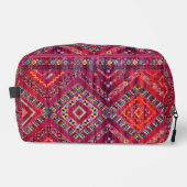 Blush Bazaar: Rosa marokkanisches Erbe Elegante Waschbeutel (Vorderseite)