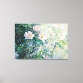 *~* Blush Beach Rose TV2 Stretched Canvas Print Leinwanddruck (Vorderseite)